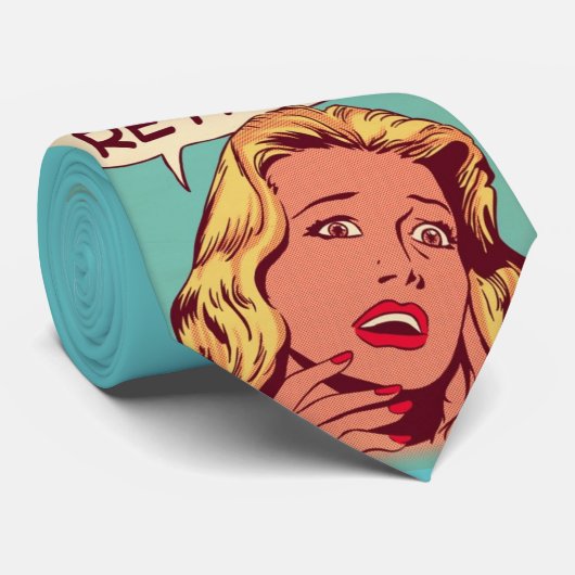 クラシックなポップアートのタイ ネクタイ (ロール)
