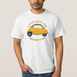 クラシックなマイクロ車のTシャツBMW Isetta Tシャツ