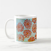 クラシックなマグのマリーゴールド コーヒーマグカップ (左)