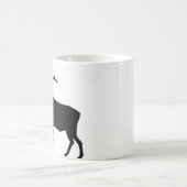 クラシックなマグのOhシカ コーヒーマグカップ (中央)