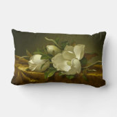クラシックなマグノリアのアクセントの枕 ランバークッション (裏面)
