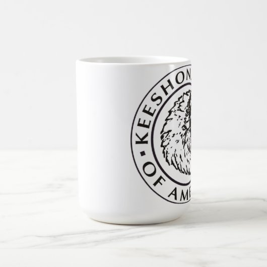 クラシックなマグ15oz。 KCAのロゴを使って コーヒーマグカップ (中央)