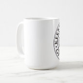 クラシックなマグ15oz。 KCAのロゴを使って コーヒーマグカップ (正面左)