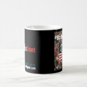 クラシックなマグ- #BothSidesDont コーヒーマグカップ (中央)