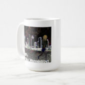 クラシックなマグ- Oh、湿気! コーヒーマグカップ (正面左)