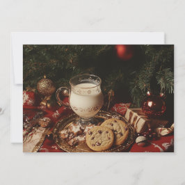 クラシックなミルクとクッキー 招待状