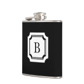 クラシックなモノグラムとのシックなFLASK_BLACK フラスク (左)