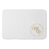 クラシックなモノグラムのバス・マット-サイズの選択 バスマット (正面)