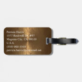 クラシックなモノグラム ラゲッジタグ (裏面横)