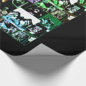 クラシックなモンスターの覆い ラッピングペーパー (角)