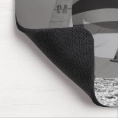 クラシックなヨットのマウスパッド マウスパッド (コーナー)