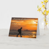 クラシックなラオス人のTzuの旅行の引用文 カード (黄色い花)