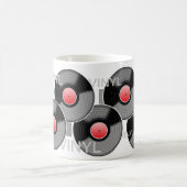 クラシックなレコードのマグ コーヒーマグカップ (中央)