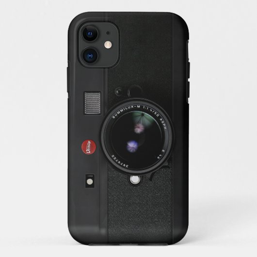 クラシックなレトロの古いヴィンテージの黒はカメラを取ります Case-Mate iPhoneケース (裏面)