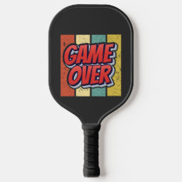 クラシックなレトロゲームオーバー ピックルボールラケット