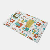 クラシックなレトロ ドアマット (アングル)