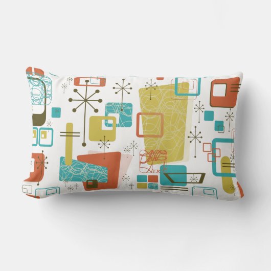 クラシックなレトロ ランバークッション (正面)