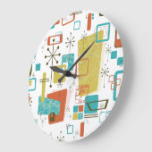 クラシックなレトロ ラージ壁時計 (傾斜)