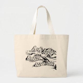 クラシックなロゴのバッグ ラージトートバッグ