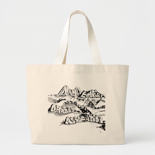 クラシックなロゴのバッグ ラージトートバッグ (正面)