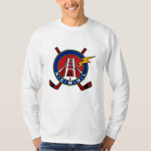 クラシックなロゴのTシャツの長袖の人 Tシャツ (正面)