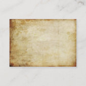 クラシックなヴィンテージのアンティーク 名刺 (裏面)