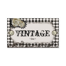 クラシックなヴィンテージの刺激を受けたな名刺