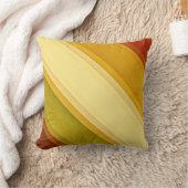 クラシックなヴィンテージの対角線のストライプの枕 クッション (ブランケット)