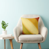 クラシックなヴィンテージの対角線のストライプの枕 クッション (椅子)