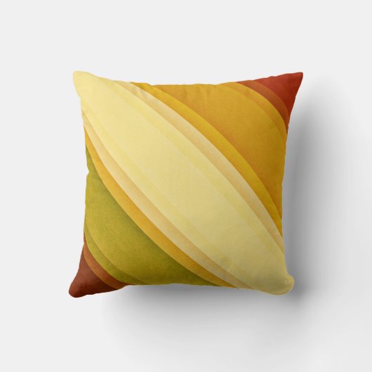 クラシックなヴィンテージの対角線のストライプの枕 クッション (裏面)