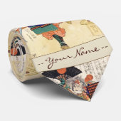 クラシックなヴィンテージの日本のな武士の戦士大将 ネクタイ (ロール)