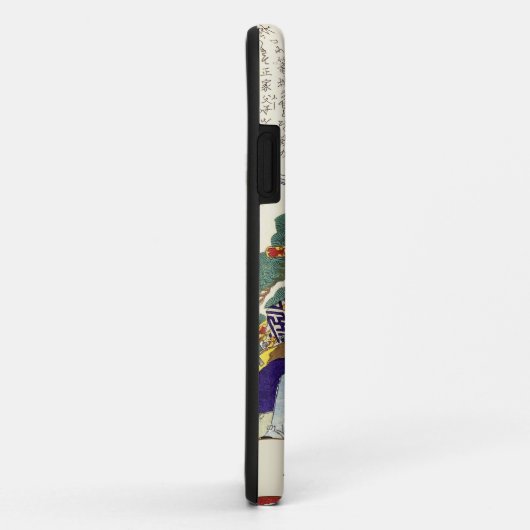 クラシックなヴィンテージの日本のな武士の戦士大将 Case-Mate iPhoneケース (裏面/右)