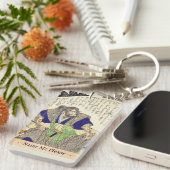 クラシックなヴィンテージの日本のな武士の戦士Ronin キーホルダー (正面右)