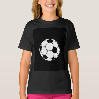 クラシックなヴィンテージサッカーボール ディストレスドスポーツイラスト Tシャツ