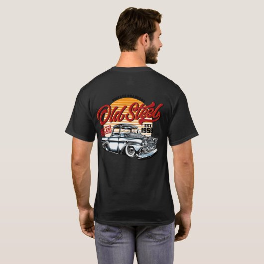クラシックなヴィンテージトラック 1958年 Tシャツ (裏面フル)