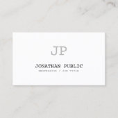 クラシックな一見のデザインのきれいなヴィンテージのプロフェッショナル 名刺 (正面)