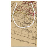 クラシックな世界地図 スモールペーパーバッグ (裏面)