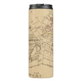 クラシックな世界地図 タンブラー (裏面)