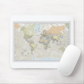 クラシックな世界地図 マウスパッド (マウス)