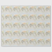 クラシックな世界地図 ラッピングペーパー (フラット)