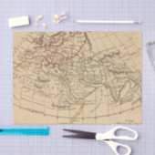 クラシックな世界地図 薄葉紙 (クラフト)