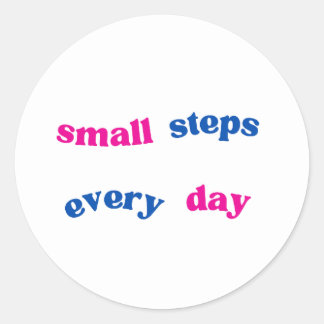 クラシックな丸型ステッカー ラウンドシール