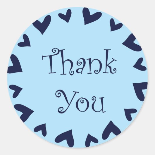 クラシックな丸型ステッカー ラウンドシール (正面)