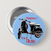 クラシックな乗車 缶バッジ (正面&裏面)