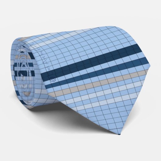 クラシックな保険計理人の青 ネクタイ (ロール)