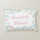 クラシックな優雅のパーソナライズな枕 アクセントクッション (正面)