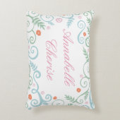 クラシックな優雅のパーソナライズな枕 アクセントクッション (正面(垂直))