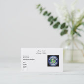 クラシックな公証人の名刺 名刺 (スタンド正面)