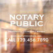 クラシックな公証人プロモーション用ホワイトゴールド ウィンドウサイン (シート2)