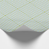 クラシックな円および正方形パターン ラッピングペーパー (角)